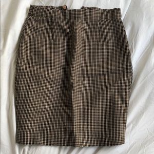 Escada wool pencil skirt